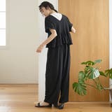 サッカーチェック Vネックオールインワンサロペット | coen【women】 | 詳細画像4