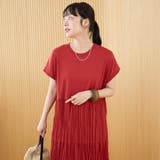 フレンチスリーブ クリンクルティアードワンピース | coen【women】 | 詳細画像10 