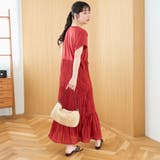 フレンチスリーブ クリンクルティアードワンピース | coen【women】 | 詳細画像8 