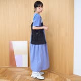 布帛ドッキング ピグメントティアードワンピース | coen【women】 | 詳細画像14 