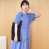 布帛ドッキング ピグメントティアードワンピース | coen【women】 | 詳細画像17 