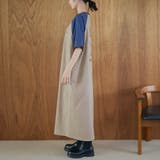【汗染み軽減】アソートナンバリングロゴプリント ラグランTシャツワンピース | coen【women】 | 詳細画像15