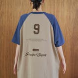 【汗染み軽減】アソートナンバリングロゴプリント ラグランTシャツワンピース | coen【women】 | 詳細画像17