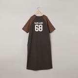 【汗染み軽減】アソートナンバリングロゴプリント ラグランTシャツワンピース | coen【women】 | 詳細画像24