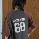 【汗染み軽減】アソートナンバリングロゴプリント ラグランTシャツワンピース | coen【women】 | 詳細画像7