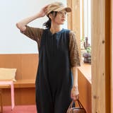 ミニ裏毛アメスリカットソーサロペット オールインワン | coen【women】 | 詳細画像5