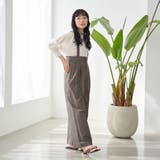 コットンナイロンサロペット | coen【women】 | 詳細画像10 