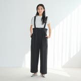 コットンナイロンサロペット | coen【women】 | 詳細画像2 