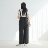 コットンナイロンサロペット | coen【women】 | 詳細画像4 