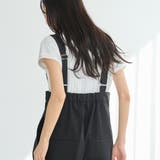 コットンナイロンサロペット | coen【women】 | 詳細画像6 