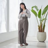 コットンナイロンサロペット | coen【women】 | 詳細画像7 