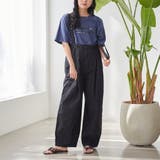 BLACK | ランタンサロペット | coen【women】