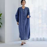 NAVY | MARKET（マーケット）マエアキギャザー シャツ ワンピース | coen【women】