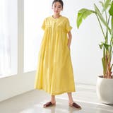 YELLOW | MARKET(マーケット)タック前開きワンピース | coen【women】