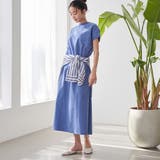 ROYAL | USAコットンアソートリピTワンピース | coen【women】