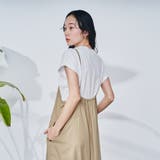 【セットアイテム】フレンチスリーブ Tシャツ＆ギャザーサロペット セット | coen【women】 | 詳細画像12 