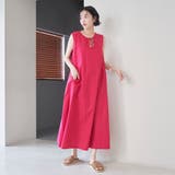 リネンライクフレアワンピース | coen【women】 | 詳細画像12