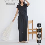BLACK | 【WELLTECT】USAコットンサロペット | coen【women】
