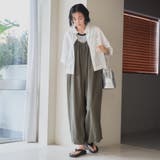 涼感強撚サンドサロペットパンツ | coen【women】 | 詳細画像13