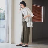 涼感強撚サンドサロペットパンツ | coen【women】 | 詳細画像14