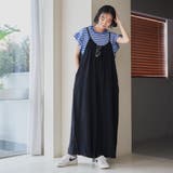 涼感強撚サンドサロペットパンツ | coen【women】 | 詳細画像2