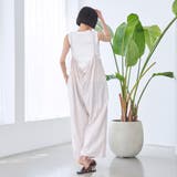 涼感強撚サンドサロペットパンツ | coen【women】 | 詳細画像8