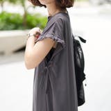 【接触冷感・UVカット】WELLTECT USA 袖リボンフレアワンピース | coen【women】 | 詳細画像10