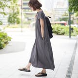 【接触冷感・UVカット】WELLTECT USA 袖リボンフレアワンピース | coen【women】 | 詳細画像7