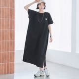 BLACK | SunnySports(サニースポーツ)別注フットボールワンピース | coen【women】