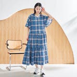 【スザンヌさんコラボ】Suuチェックフレアスリーブワンピース | coen【women】 | 詳細画像4 