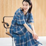 【スザンヌさんコラボ】Suuチェックフレアスリーブワンピース | coen【women】 | 詳細画像7 