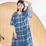 【スザンヌさんコラボ】Suuチェックフレアスリーブワンピース | coen【women】 | 詳細画像8 