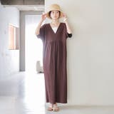 サッカーチェックオールインワンサロペット | coen【women】 | 詳細画像7 