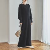 BLACK | ［洗える］コマンドニットワンピース | coen【women】