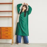 クレープボリュームスリーブワンピース | coen【women】 | 詳細画像7
