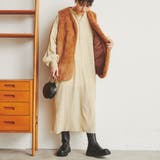 BEIGE | クレープボリュームスリーブワンピース | coen【women】