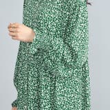 小花柄プリントフリルバンドカラーシャツワンピーズ | coen【women】 | 詳細画像12 