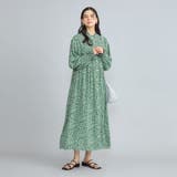 小花柄プリントフリルバンドカラーシャツワンピーズ | coen【women】 | 詳細画像2