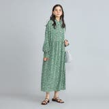 小花柄プリントフリルバンドカラーシャツワンピーズ | coen【women】 | 詳細画像4 