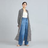 小花柄プリントフリルバンドカラーシャツワンピーズ | coen【women】 | 詳細画像6 