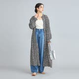 小花柄プリントフリルバンドカラーシャツワンピーズ | coen【women】 | 詳細画像7 