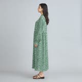 小花柄プリントフリルバンドカラーシャツワンピーズ | coen【women】 | 詳細画像9 