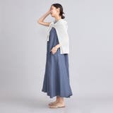 接触冷感リネンレーヨンフレアワンピース | coen【women】 | 詳細画像13 