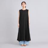 接触冷感リネンレーヨンフレアワンピース | coen【women】 | 詳細画像15 