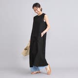 接触冷感リネンレーヨンフレアワンピース | coen【women】 | 詳細画像3 