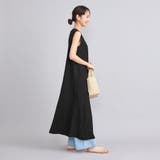 接触冷感リネンレーヨンフレアワンピース | coen【women】 | 詳細画像5 