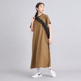 USAコットンレトロボーダーフレアマキシワンピース | coen【women】 | 詳細画像1 
