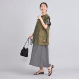 USAコットンレトロボーダーフレアマキシワンピース | coen【women】 | 詳細画像5 