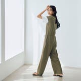 【WELLTECT】ウエストギャザーサロペット | coen【women】 | 詳細画像12