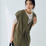 【WELLTECT】ウエストギャザーサロペット | coen【women】 | 詳細画像14